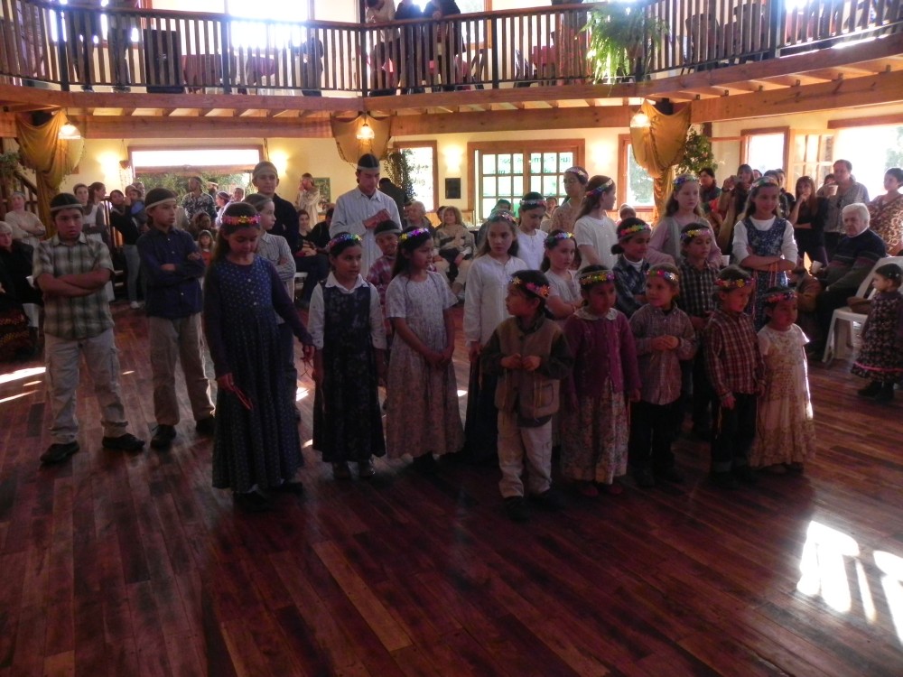 Ofrenda por parte de los ninos de la tribu de Issacar