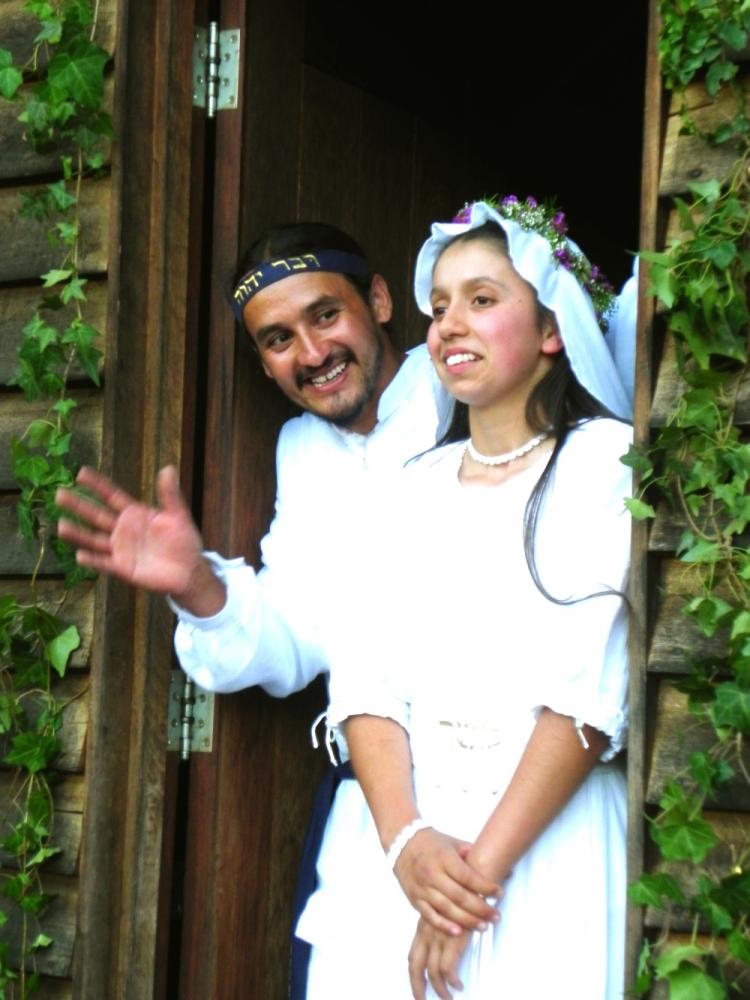 Los novios justo antes de Luna de Miel